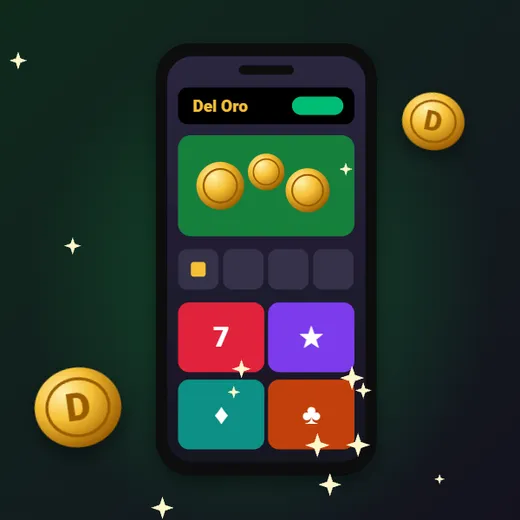Deloro casino online w telefonie – smartfon z lobby i kafelkami gier